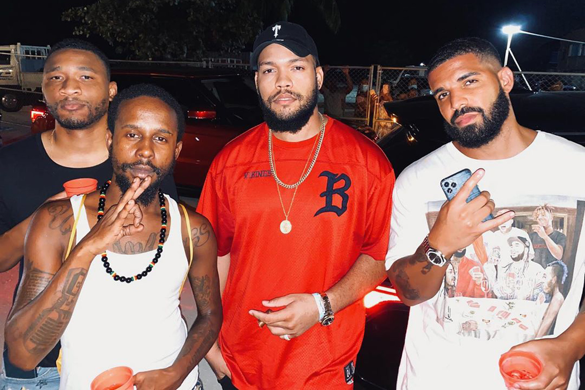 Popcaan Links Up With Drake And Rihanna S Brother In Barbados DancehallMag