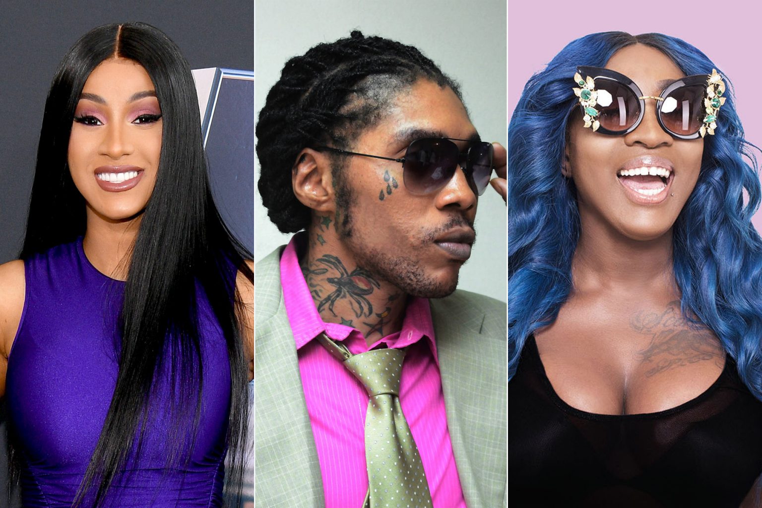 Cardi B Gets Birthday Shoutouts From Dancehall Faves Spice And Vybz ...