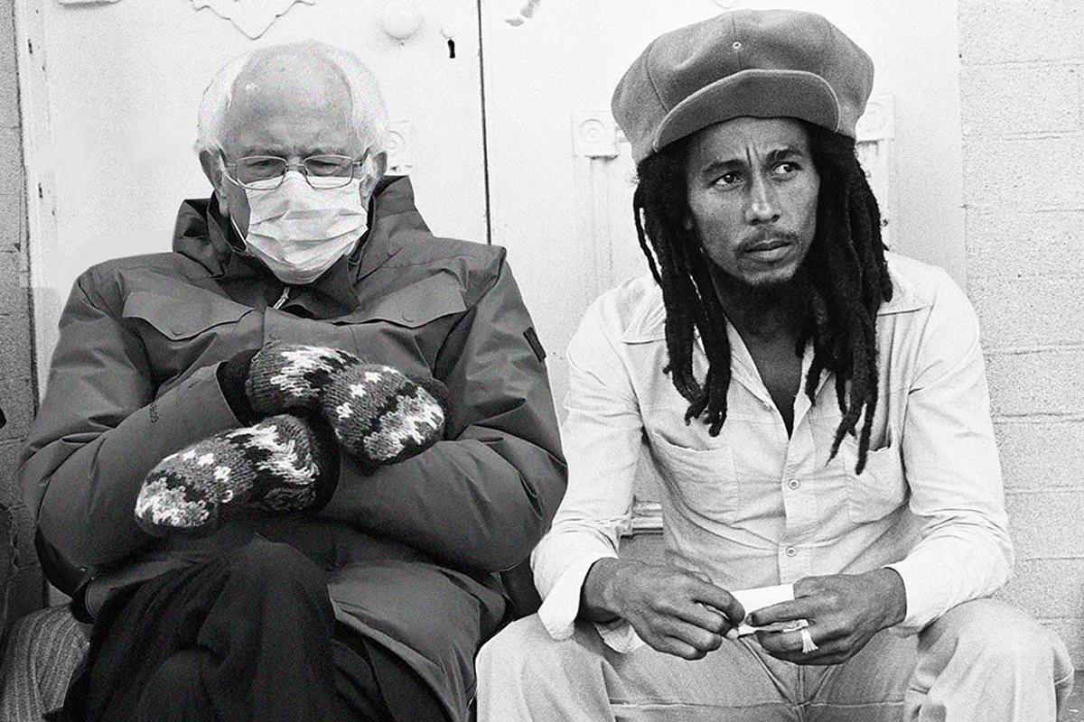 Rita Marley Shares Hilarious Bernie Sanders Meme Featuring Reggae 
