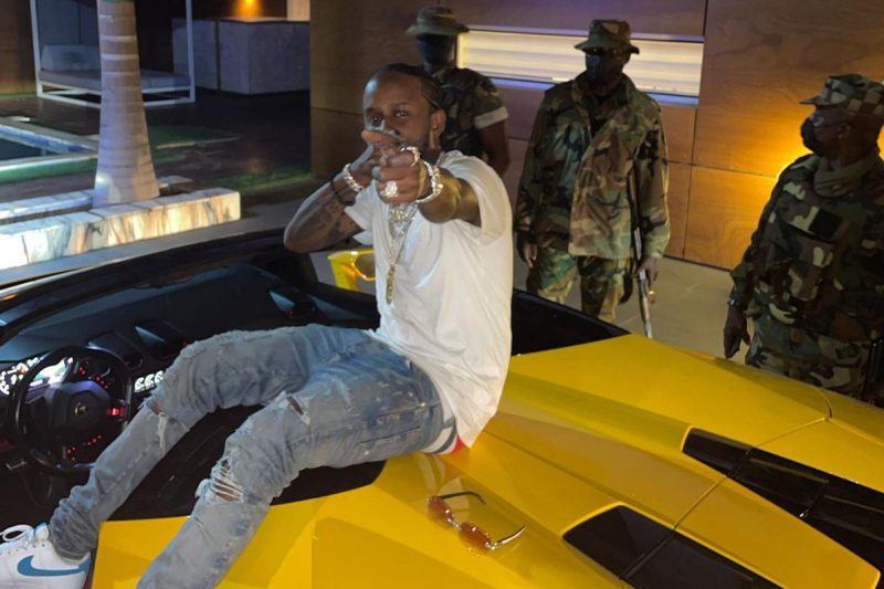 Popcaan Turns It Up With Yellow Lambo In Ghana - DancehallMag