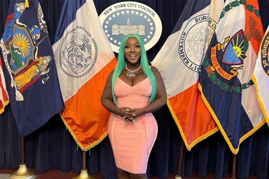 Spice Honored By NYC Council Caucus DancehallMag   Spice 900x600 