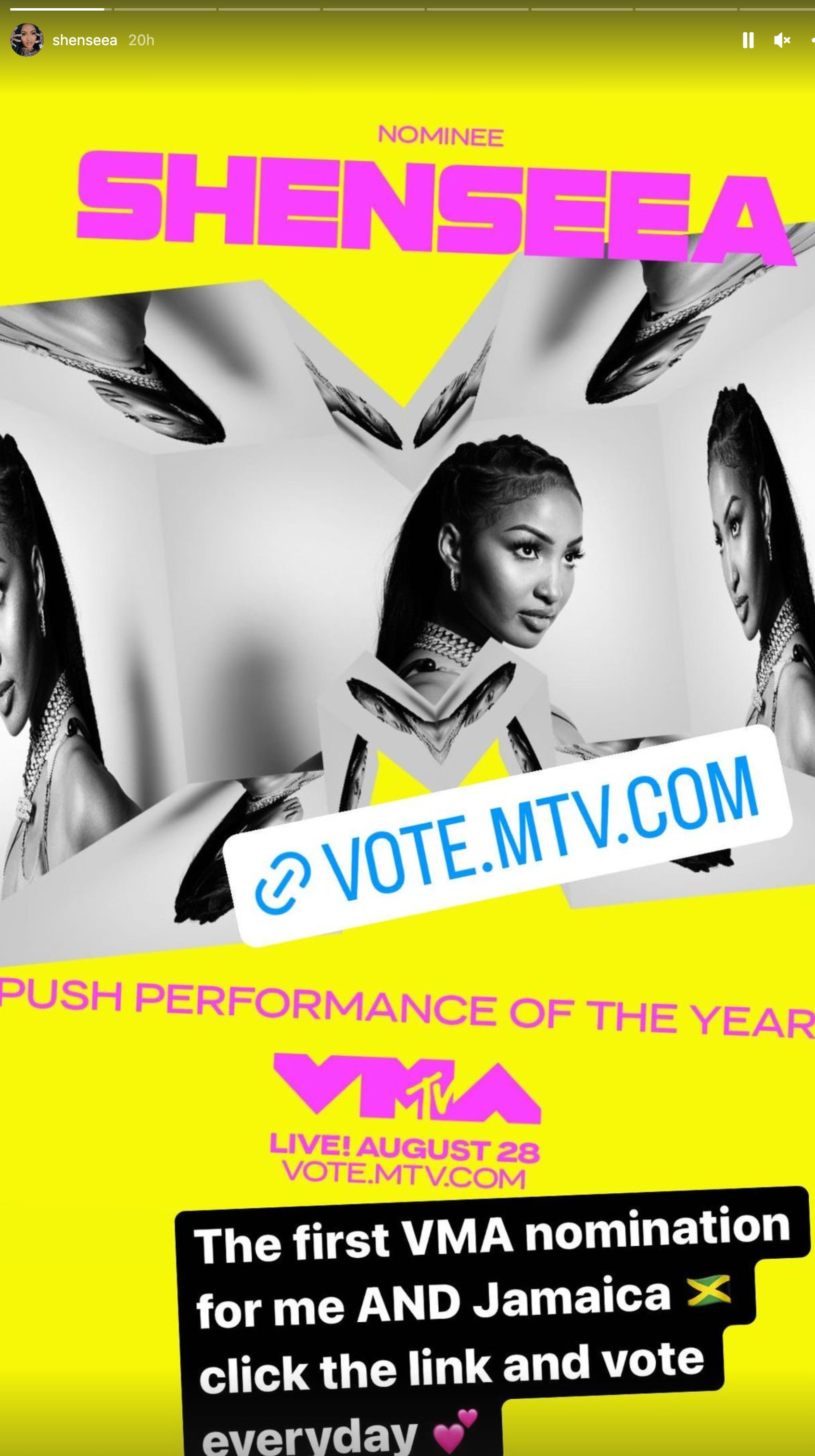 Shenseea Nominated At 2022 MTV Video Music Awards - DancehallMag