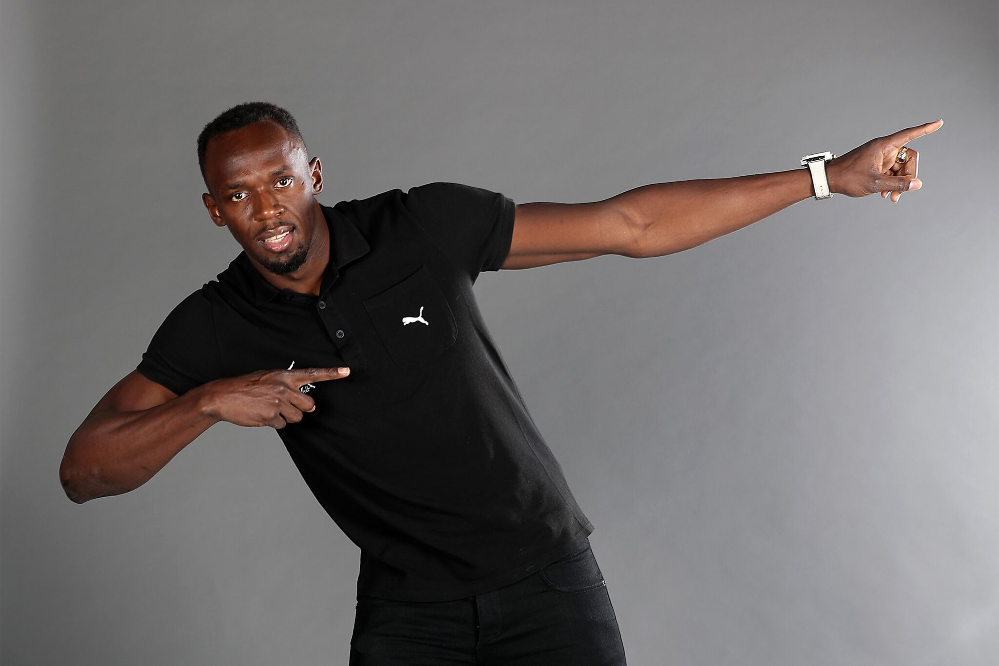 Kenenisa Bekele Celebrates Like Usain Bolt